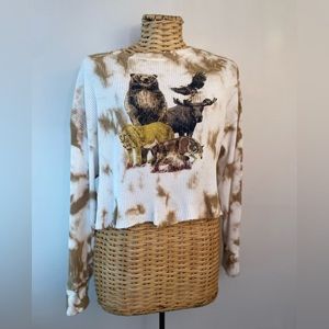 Forever 21 Wild Life cropped thermal